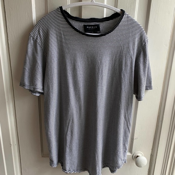PacSun Other - Pacsun Striped Scalloped Fit Tee